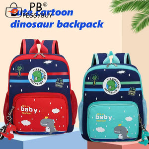 Animal Cartoon Dinosaur Nylon Backpack for Kids Boy Girl Kindergarten
