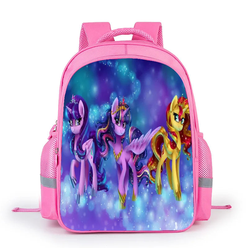 Girls' My Little Piny School Bag, Pink BookBag 16 inch