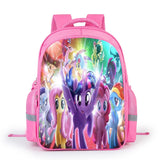 Girls' My Little Piny School Bag, Pink BookBag 16 inch
