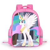 Girls' My Little Piny School Bag, Pink BookBag 16 inch