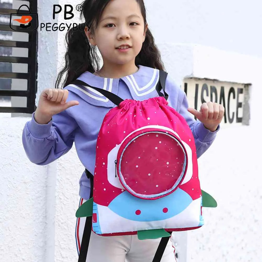 Kids Waterproof Swimming Backpack Adjustable Sports Schoolbag