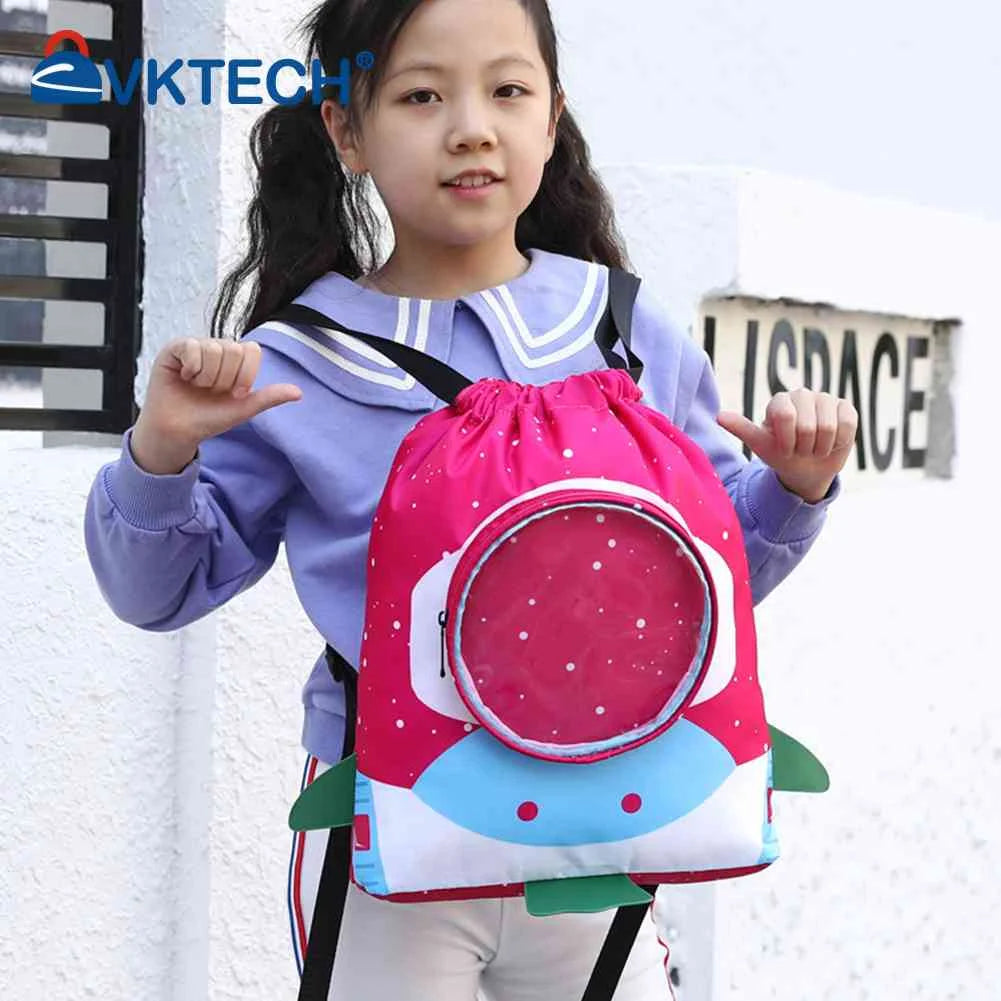 Kids Waterproof Swimming Backpack Adjustable Schoolbag