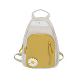 Children's Daisy Canvas Backpack, Girl School Travel Bag
