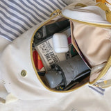 Children's Daisy Canvas Backpack, Girl School Travel Bag