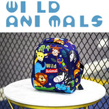 Wild Animals Cartoon Kids Backpack for Kindergarten