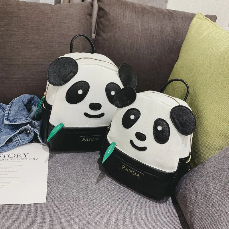 3D Panda School Bag Backpack for Girls