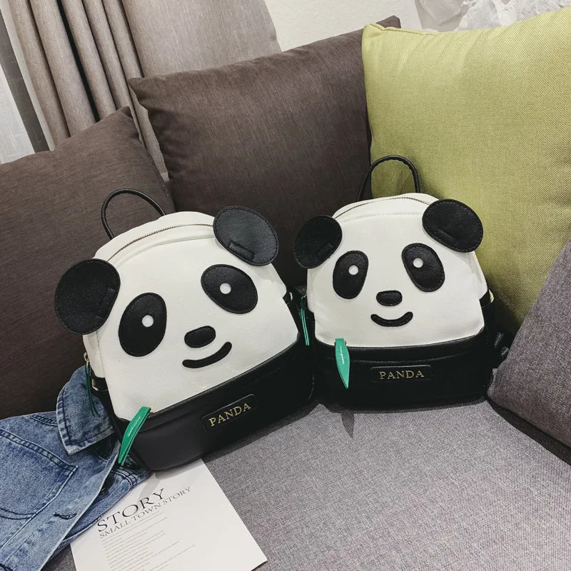 3D Panda School Bag Backpack for Girls