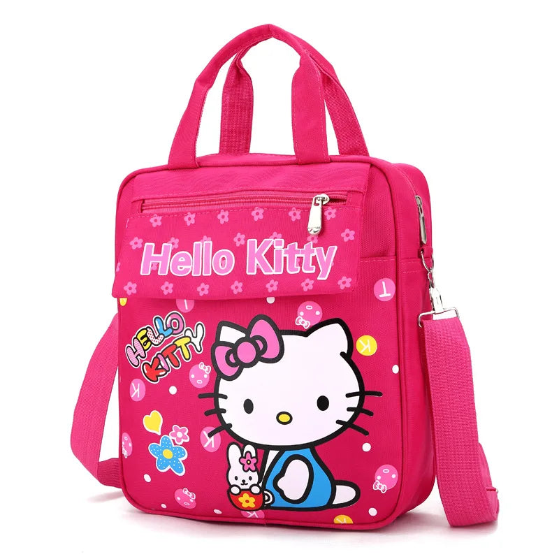 Kids Nylon Shoulder Backpack Sweet Print School Bag