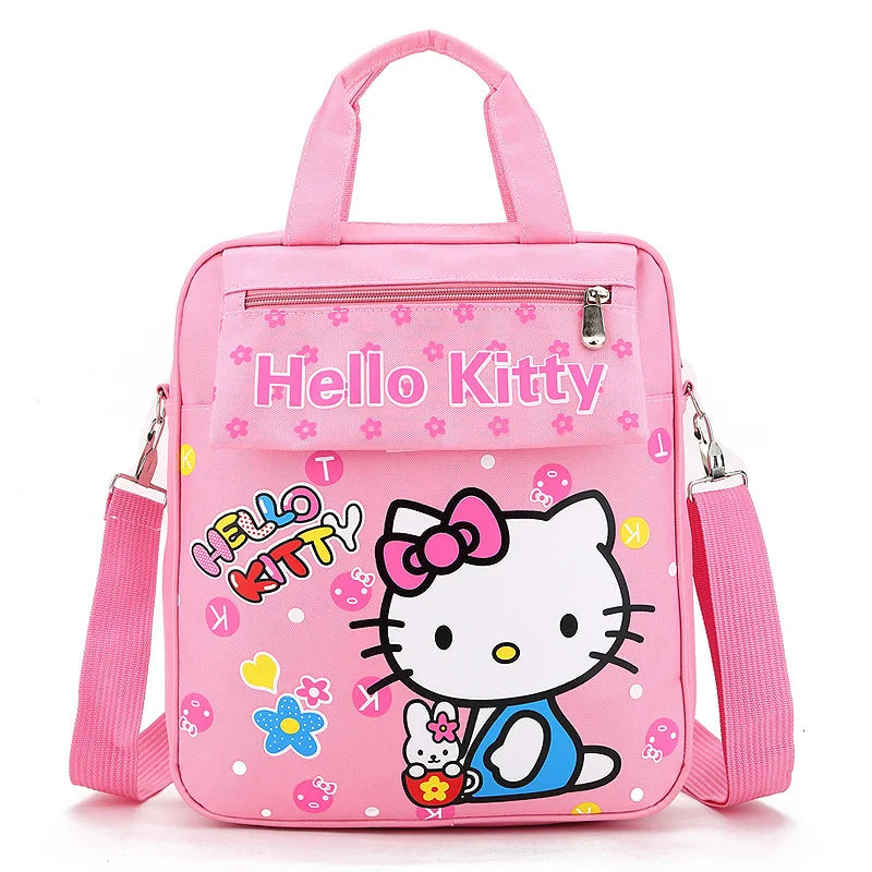 Kids Nylon Shoulder Backpack Sweet Print School Bag
