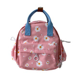 Kids Daisy Print Backpack Mini School Bag Lightweight Girls Outing Backpack
