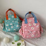 Kids Daisy Print Backpack Mini School Bag Lightweight Girls Outing Backpack