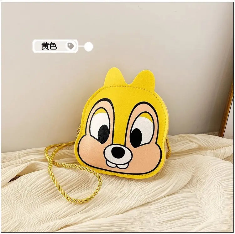 Cartoon Printed Mini Plush Backpack for Kids, Kindergarten Boys and Girls