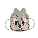 Cartoon Printed Mini Plush Backpack for Kids, Kindergarten Boys and Girls