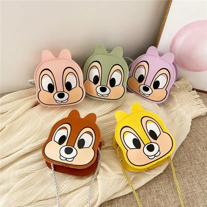 Cartoon Printed Mini Plush Backpack for Kids, Kindergarten Boys and Girls