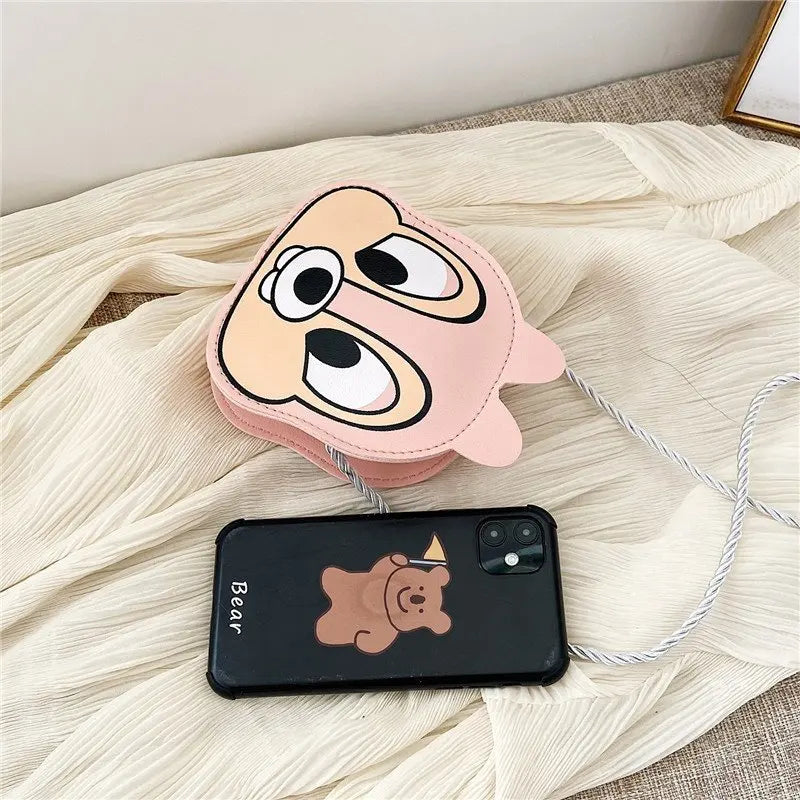 Cartoon Printed Mini Plush Backpack for Kids, Kindergarten Boys and Girls