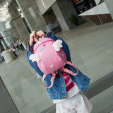 Kids School Bag Anti-lost Baby Backpack Canvas Backpack