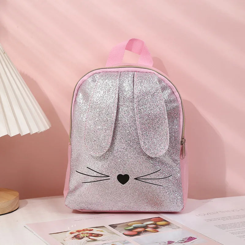 Cartoon Rabbit Ear School Bags for Kids Girl School Backpack