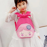 Cartoon Mermaid Backpack Purse Girls Bag Kindergarten Baby Bag
