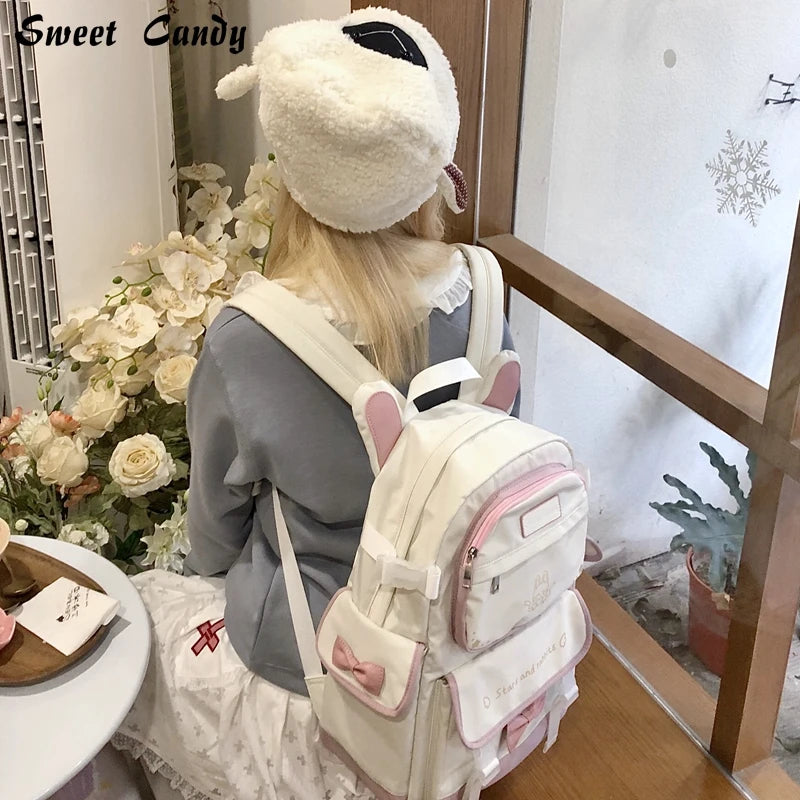 Teenagers Girls School Backpack with School Supplies