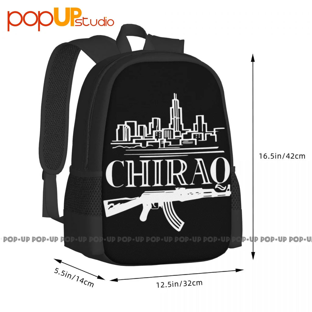 Chiraq Chicago Gangster Ak-47 Gun Backpack Large Capacity Travel