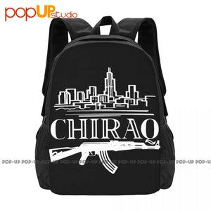 Chiraq Chicago Gangster Ak-47 Gun Backpack Large Capacity Travel