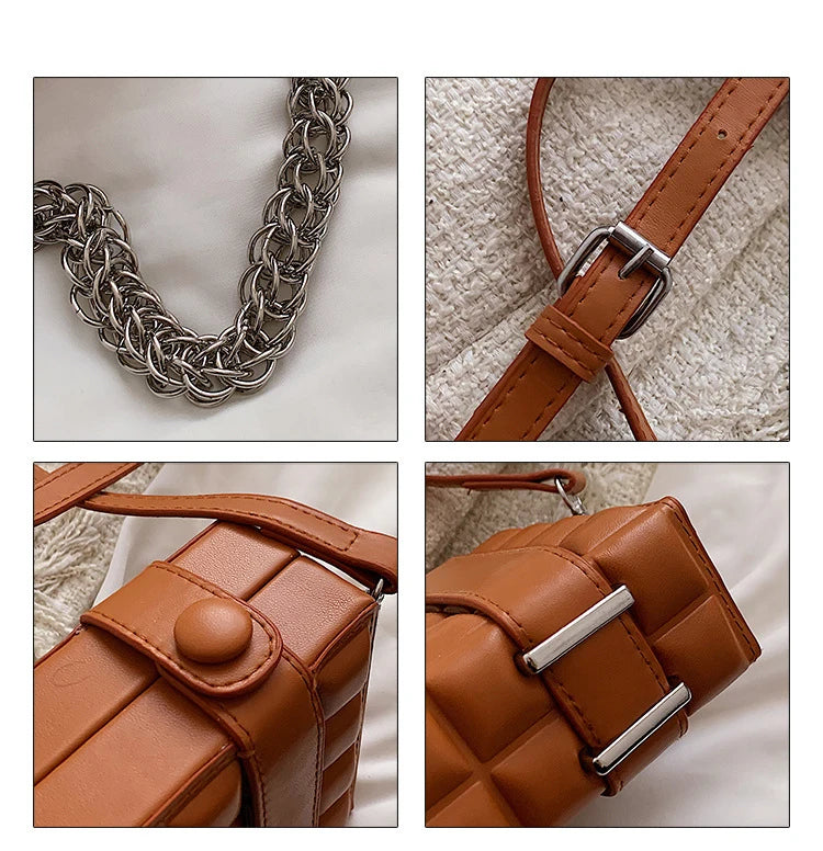 Chocolate Box Purses for Women Chain Shoulder Bag Small Crossbody Bag