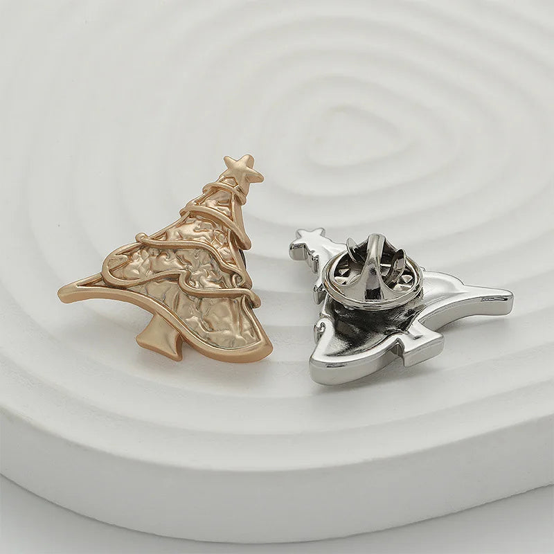 Christmas Tree Year Cartoon Little Gift Coat Bag Accessories Drop Chest Pins