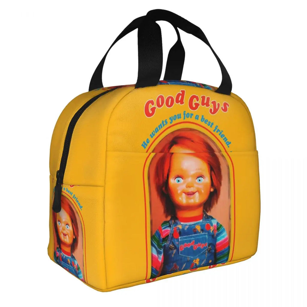 Chucky Retro Movies Insulated Lunch Bags Leakproof Thermal Cooler Bento Box