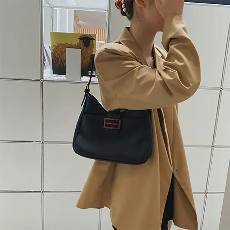 Chuwanglin Matte Suede Women Handbags Retro Shoulder Totes Bags