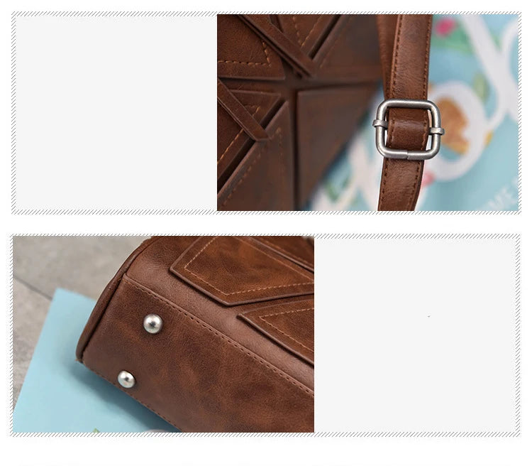 Chuwanglin Shoulder Bag PU Leather Handbag Lady Boston Hairball Messenger Bags