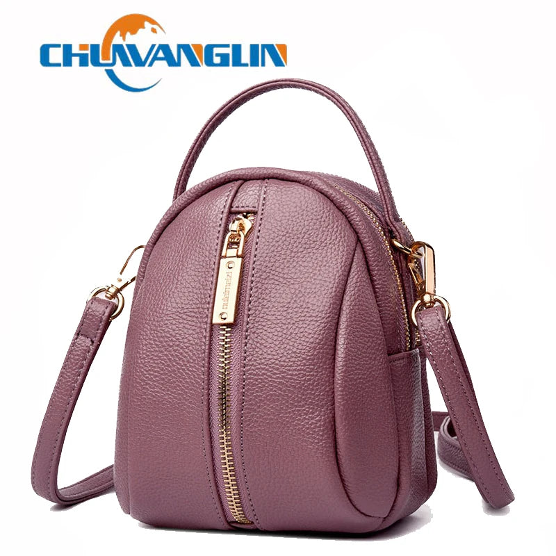 Chuwanglin Soft Leather Shoulder Bag Crossbody Clutch Mini Bag 4261420