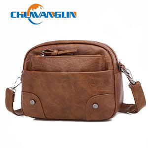 Chuwanglin Small Crossbody Shoulder Bag Soft PU Leather Messenger Bag