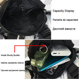 Hip-Hop Utility Chest Bag Men Crossbody Streetwear Vest Tactical Pouch