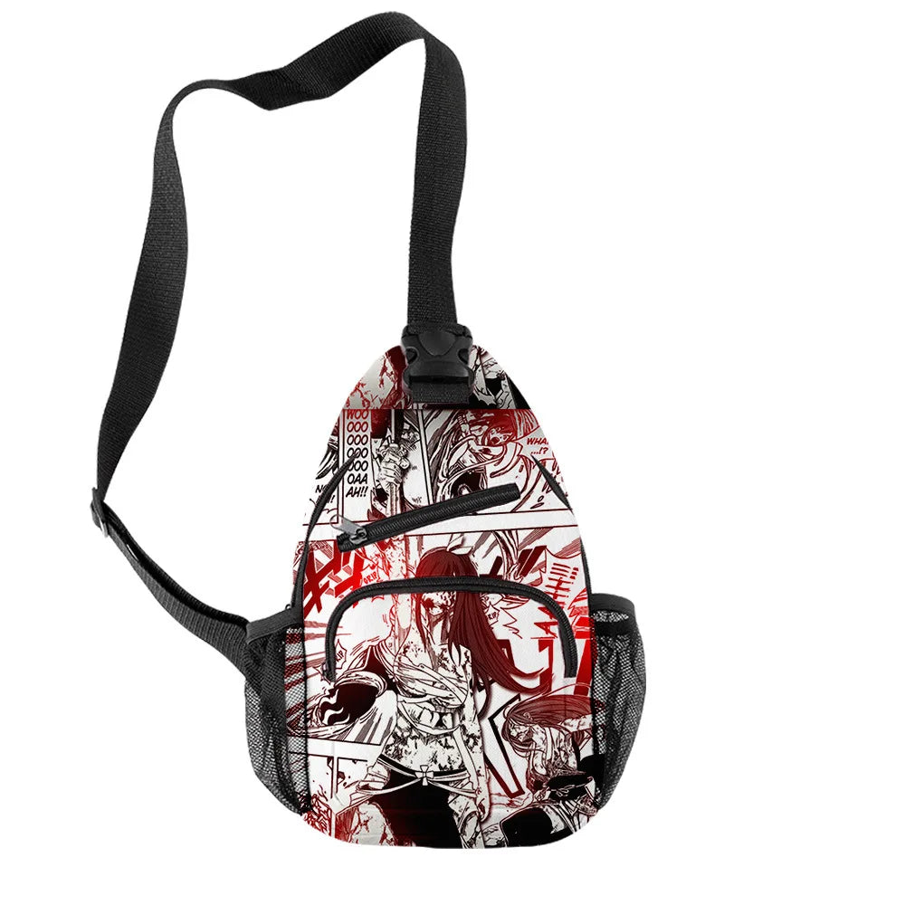 Funny Anime Fairy Tail 3D Boys/Girls Chest Bag