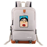 Funny Cartoon Backpack School Bag Canvas Rucksack for Boys