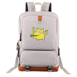 Funny Cartoon Backpack School Bag Canvas Rucksack for Boys