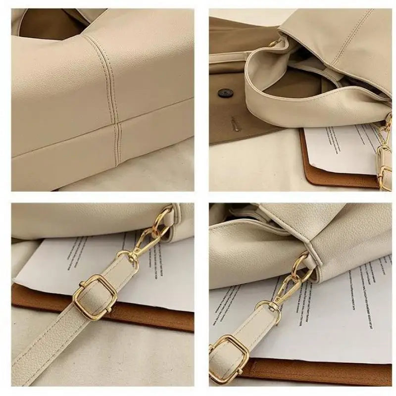 Classic Leather Women's Handbags High-quality Retro Crossbody Tote Shoulder Bags