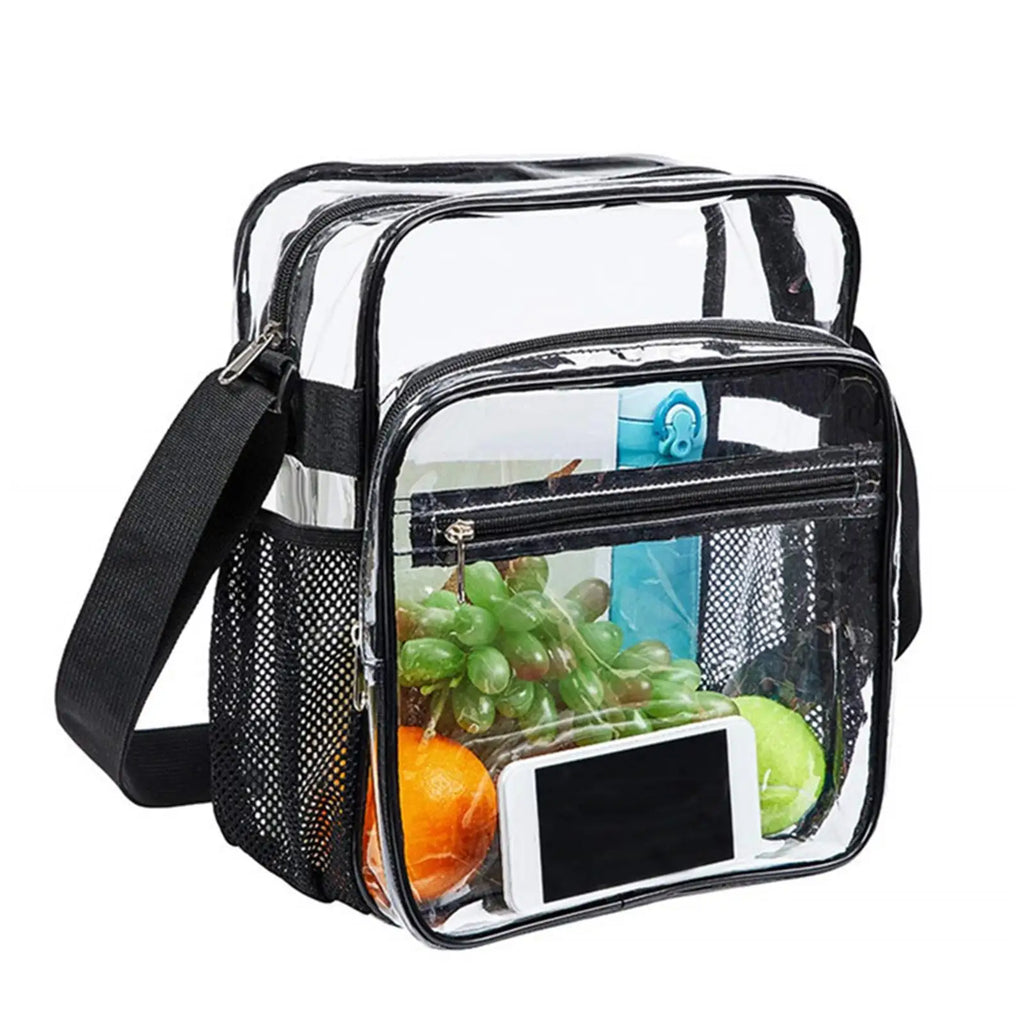 Clear Crossbody Bag for Work & Travel - Men & Women