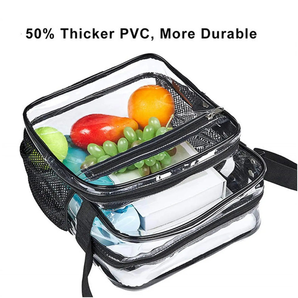 Clear Crossbody Bag for Work & Travel - Men & Women