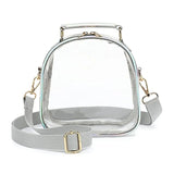 Clear Crossbody Shoulder Bag for Women Handbag Sports Work Travel Workout