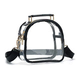 Clear Crossbody Shoulder Bag for Women Handbag Sports Work Travel Workout