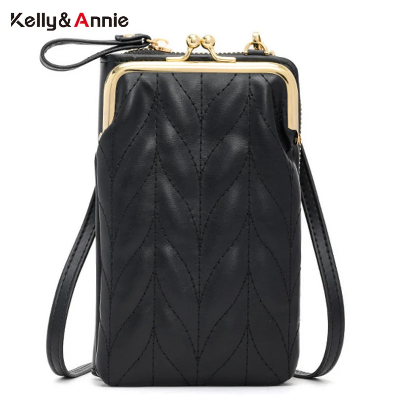 Small Shoulder Phone Bag Diamond Lattice Crossbody Handbag Purse