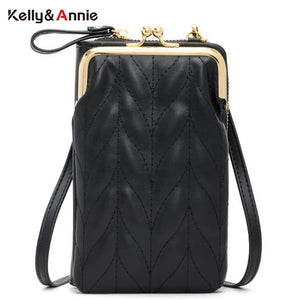 Small Shoulder Phone Bag Diamond Lattice Crossbody Handbag Purse