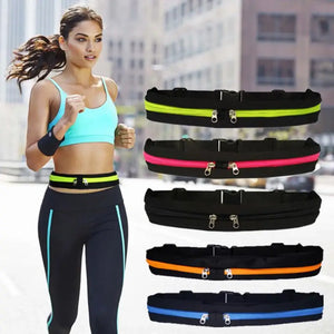 Invisible Elastic Waist Bag Sports Classic Solid Unisex