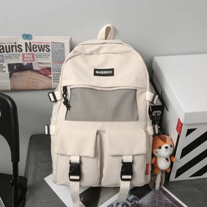 College Mesh Ladies Backpack Waterproof Female School Bag Laptop Student Girl