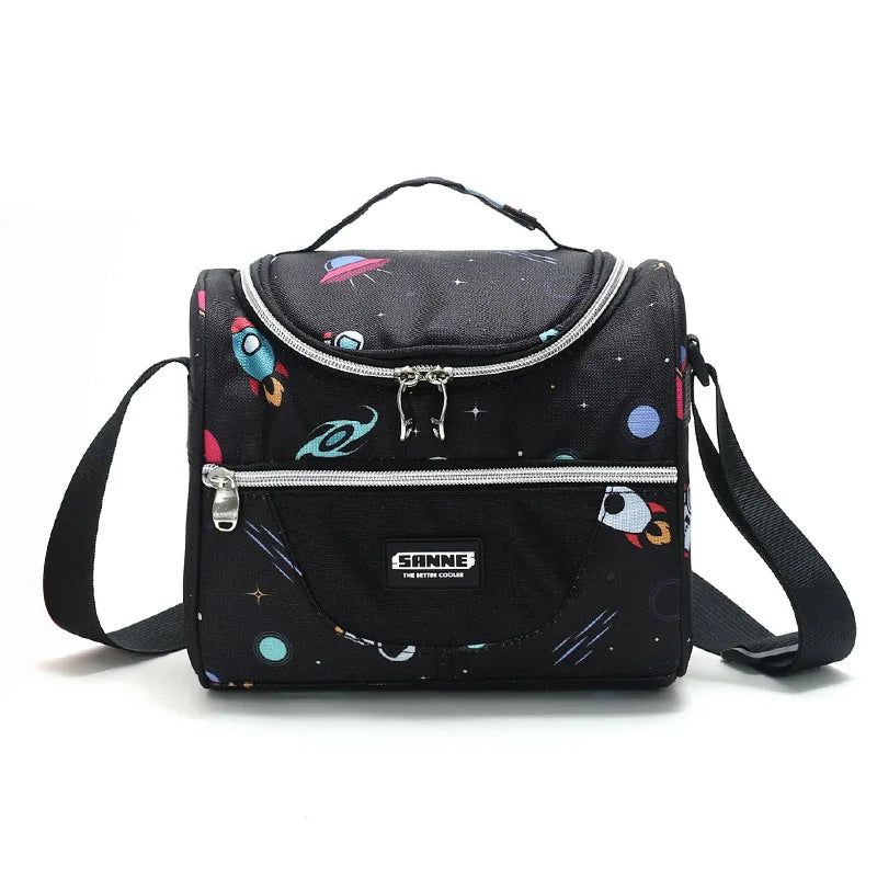 Casual Lunch Bag Portable Children Lunch Bag Outdoor Picnic Food Storage