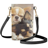 Coloranimal 3D Chihuahua Dog Leather Phone Bag