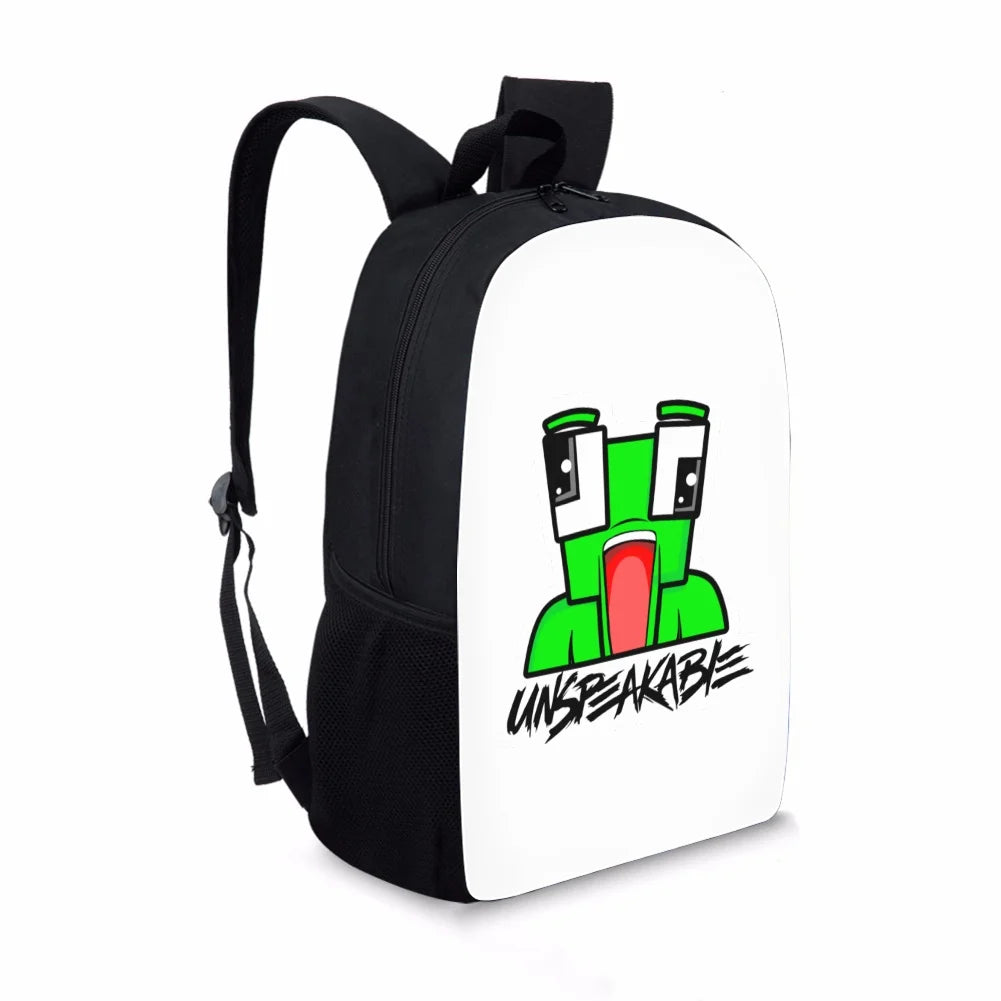 Coloranimal Cartoon Anime Teenage School Bag Large Capacity Backpack