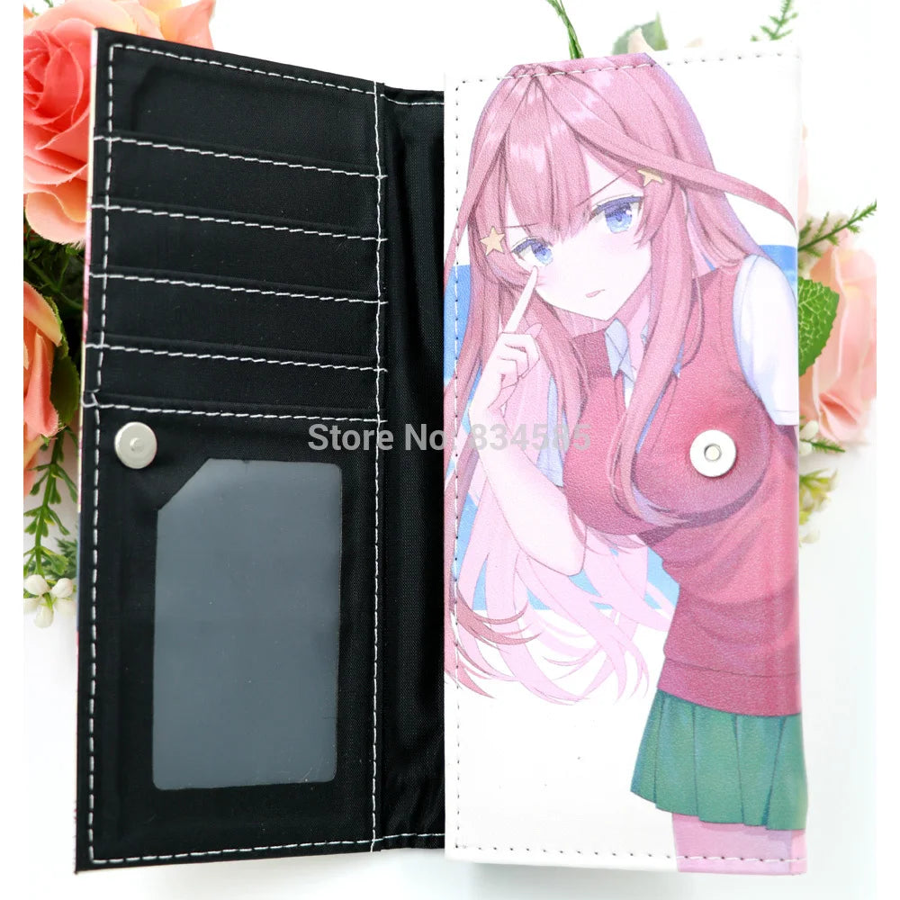 Anime Quintessential Quintuplets Itsuki Long Clutch Wallet