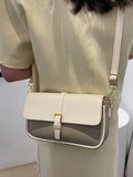 Women's Chain Underarm Shoulder Bag Crossbody Pu Leather